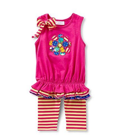 Bonnie Baby Girl Legging Set Summer Outfit Clothes Lot NWT 6-9 Mo NWT - Picture 6 of 12